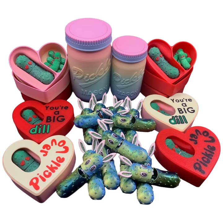 Viral Valentine Bunny Tickles – TikTok Trending Pickle Toy for wholesale by Modern Wood Cases