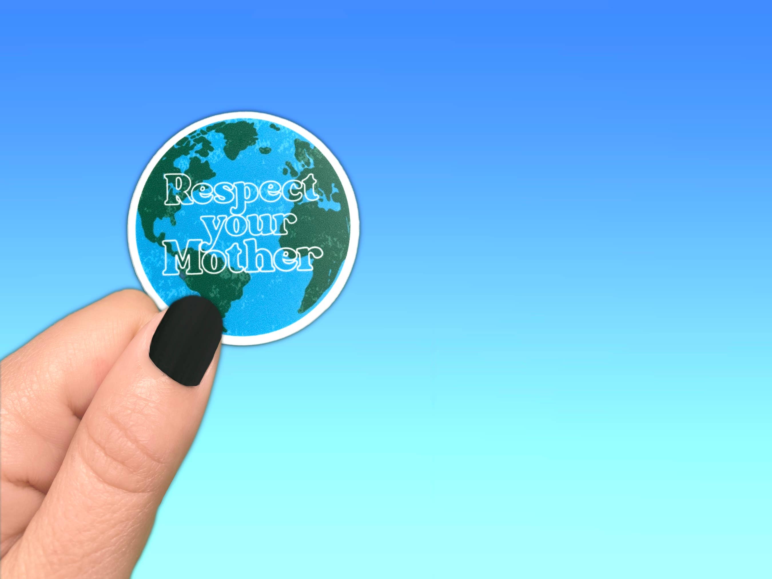 Bekkbe and Nono - Wholesale Sticker - STICKER Respect Your Mother (Earth) | Bottle Sticker3