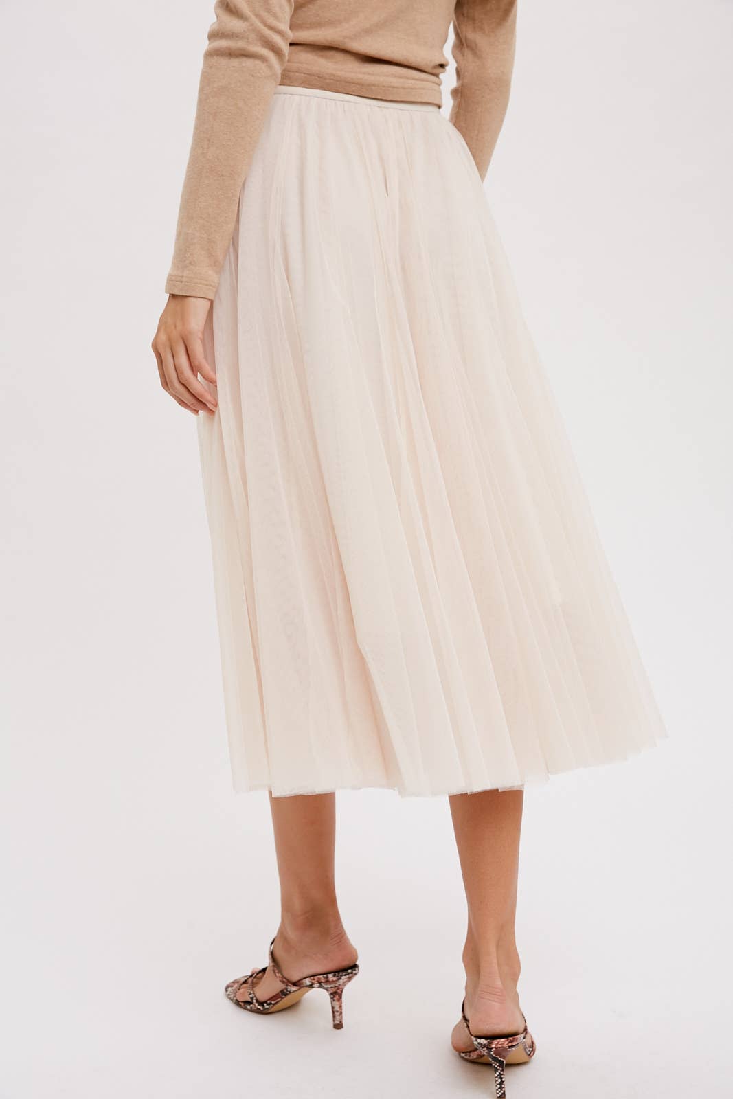 Bluivy - Wholesale Skirt - Women's - TULLE MIDI SKIRT56