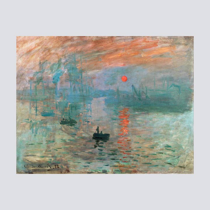 Impressie, Zonsopgang (1872) Fijnkunst Print voor wholesale door Milisima Studio
