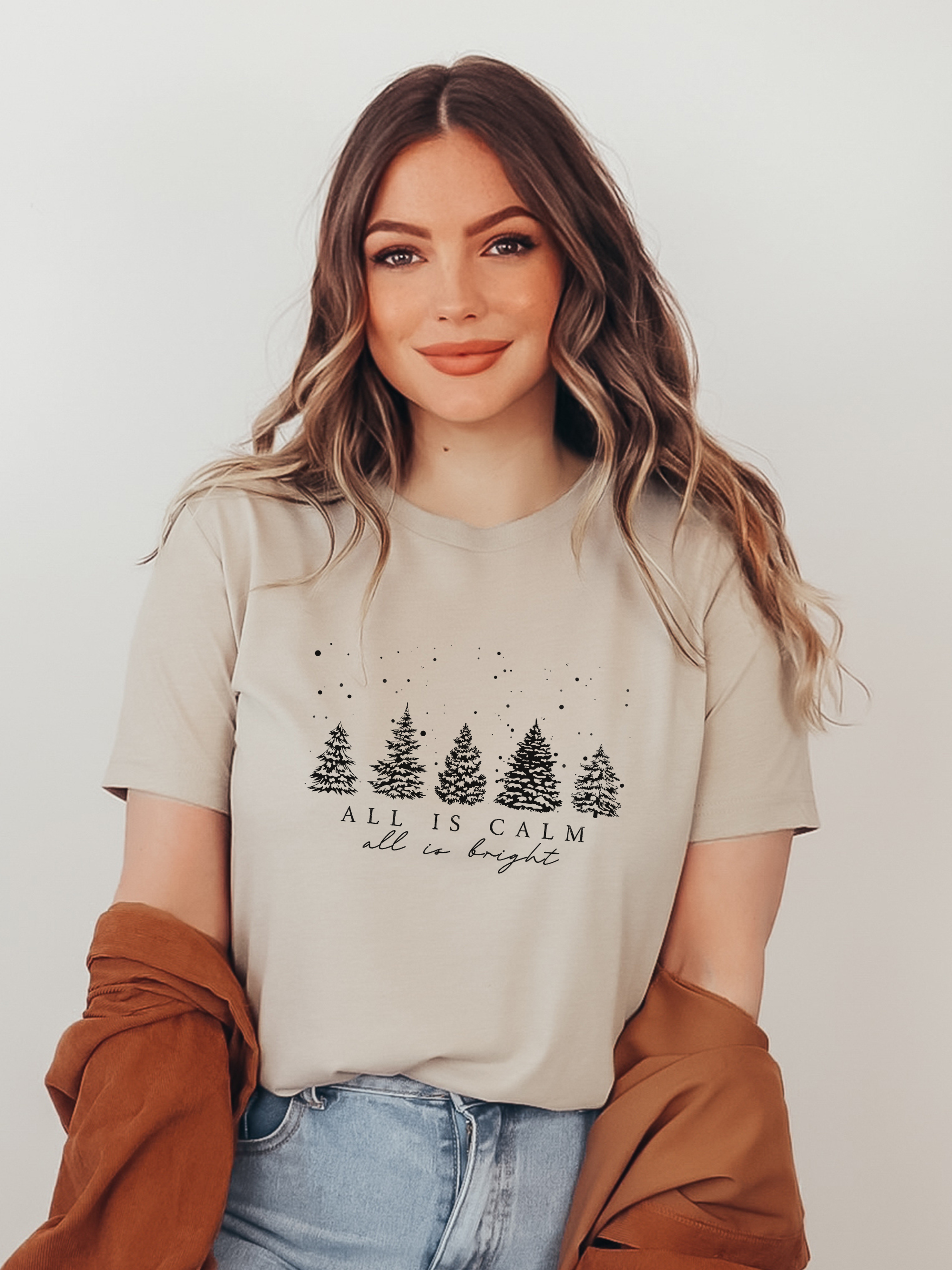 Scripted Pearl - Wholesale T-Shirt (Graphic) - Women's - Christian Tshirts, Christmas T Shirts, Silent Night24