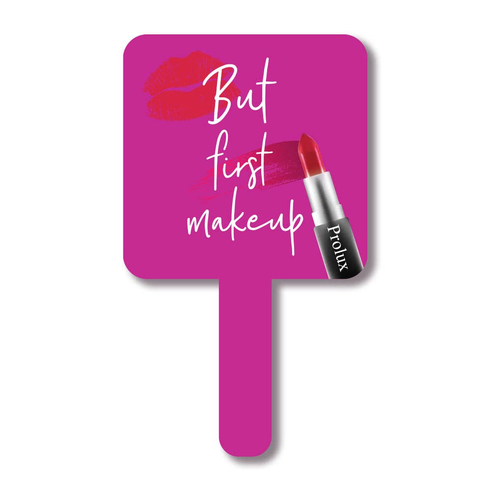 Efon International Corp. - Vente Miroir de maquillage - Mais d'abord le maquillage - Miroir à main léger de forme carrée0