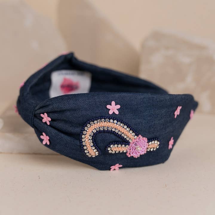 Betty Cooper Iniziale geborduurde hoofdband - P voor wholesale door Elaa