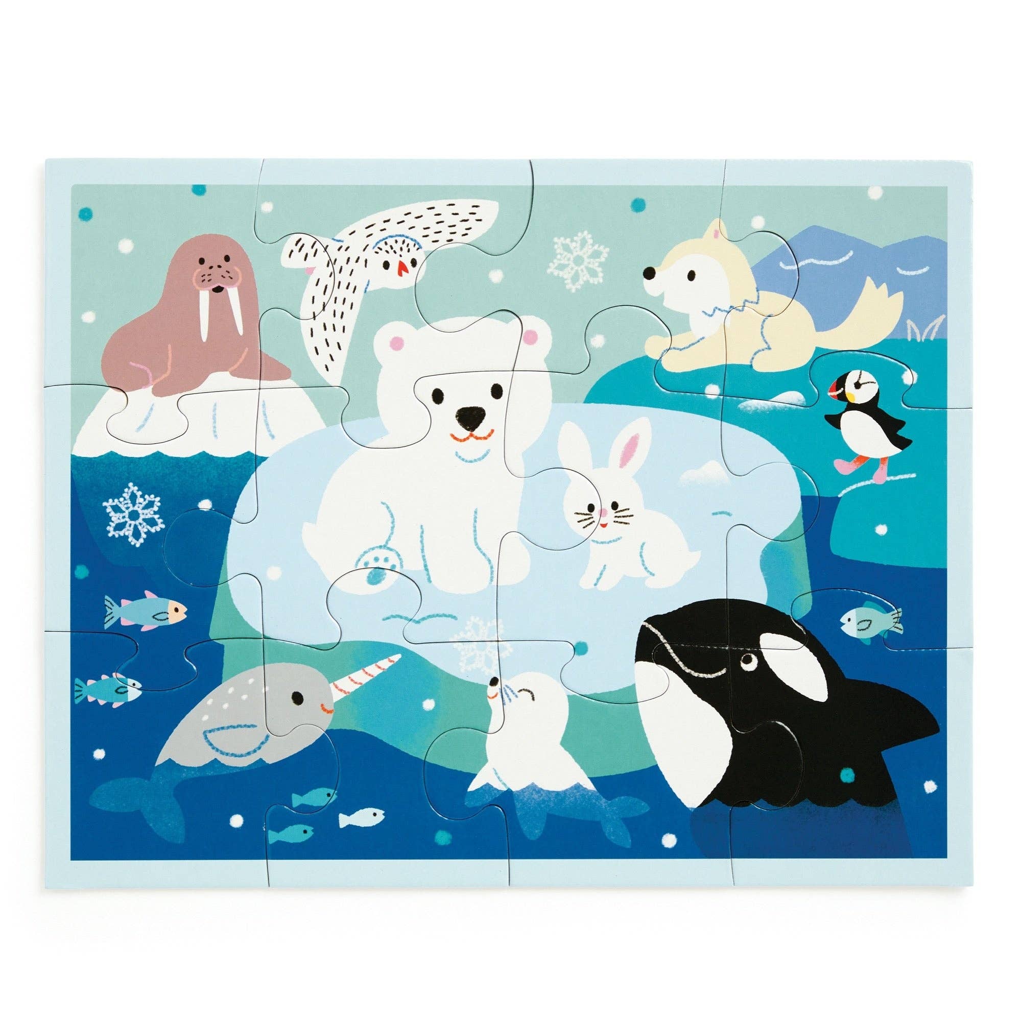 Chronicle Books - Wholesale Puzzle - Kids - Arctic Friends 12-Piece Pouch Puzzle5