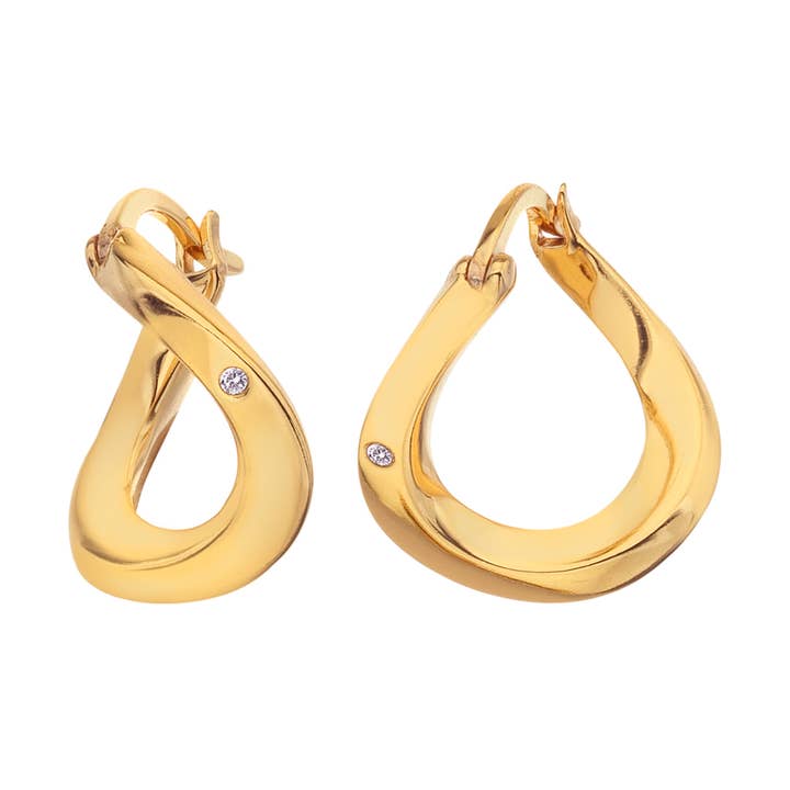 HD X JJ Soul Twist øreringe for engroshandel hos Hot Diamonds