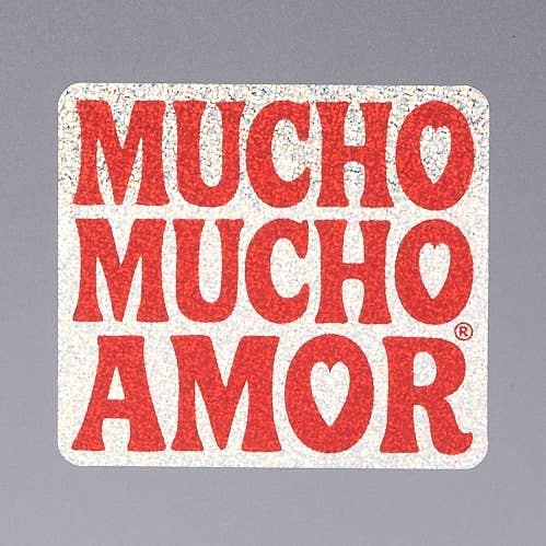 Walter Mercado - Mucho Mucho Amor Glitter Sticker for wholesale by Walter Mercado