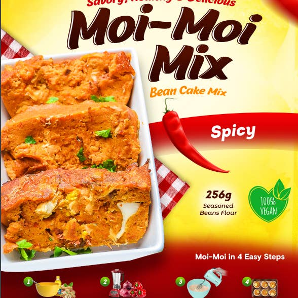 Moi Moi Mix (Bean Cake Mix) - Savory 24/box for wholesale by Taste-Afrik