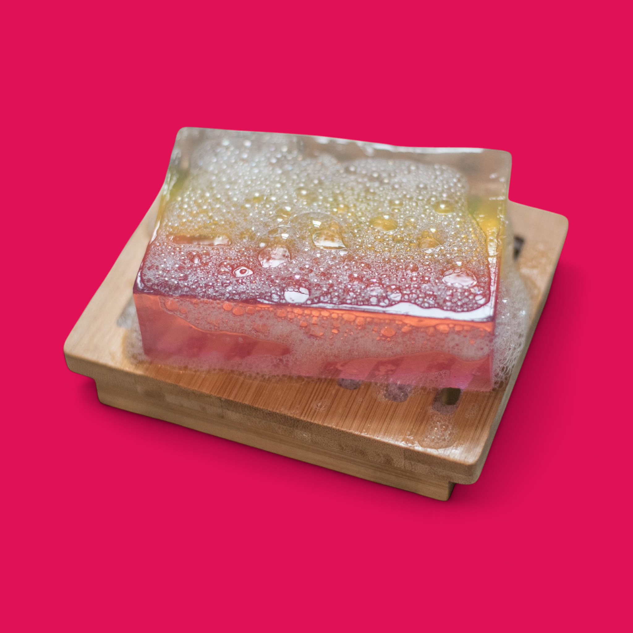 Glasgow Soap Company Ltd – wholesale Bar Soap – Rhubarb and Ginger Handmade Soap Slice 120g3