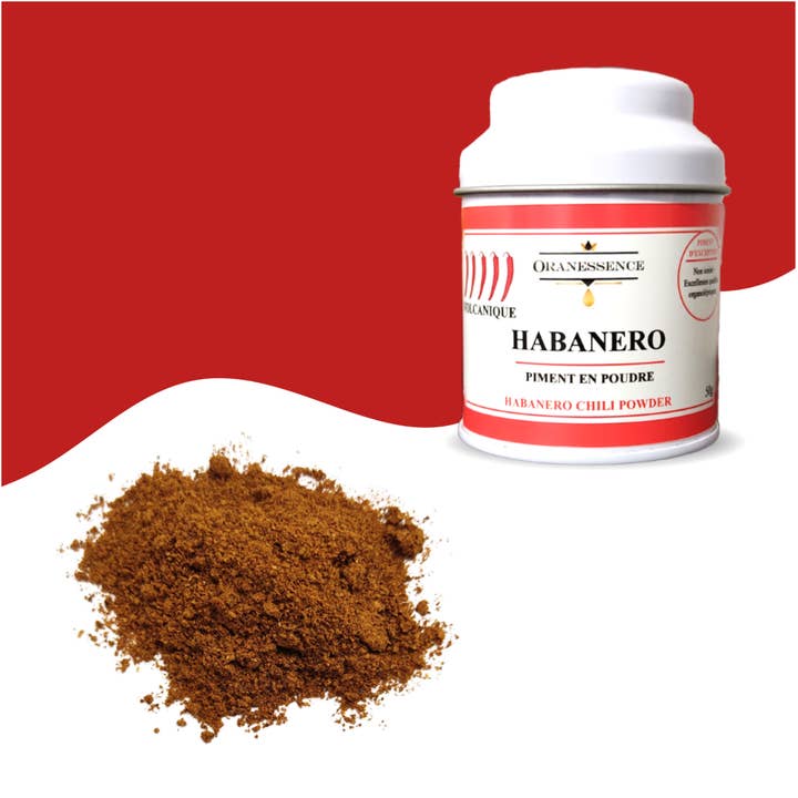 Piment Habanero en poudre - VOLCANIQUE pour la vente par Oranessence