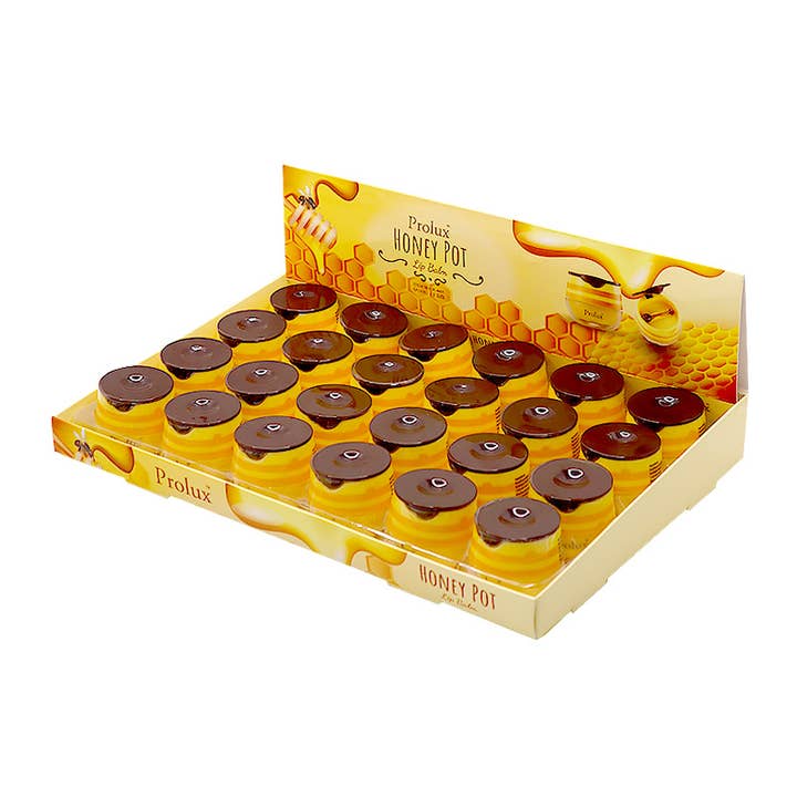PINEAPPLE Beauty - Wholesale Lip Balm - Prolux K-441-A Honey Pot Lip Balm - 24 1