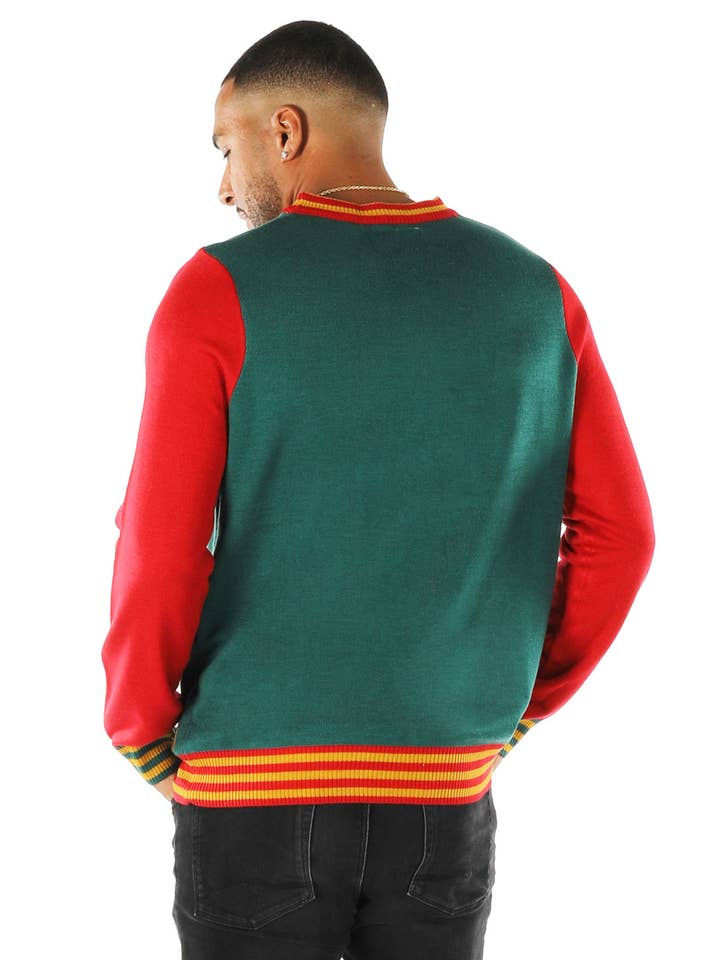 Tipsy Elves - Wholesale Knit Sweater - Men's - A Christmas Story LED Leg Lamp Sweater - Men's Tacky Knit1