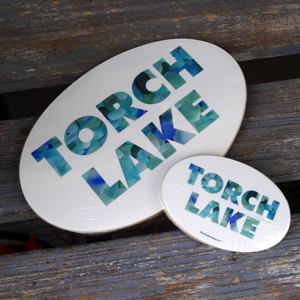 Beachcombing / Etched by the Sea - Vendita all'ingrosso Adesivo - Adesivo personalizzato - Aqua Sea Glass2