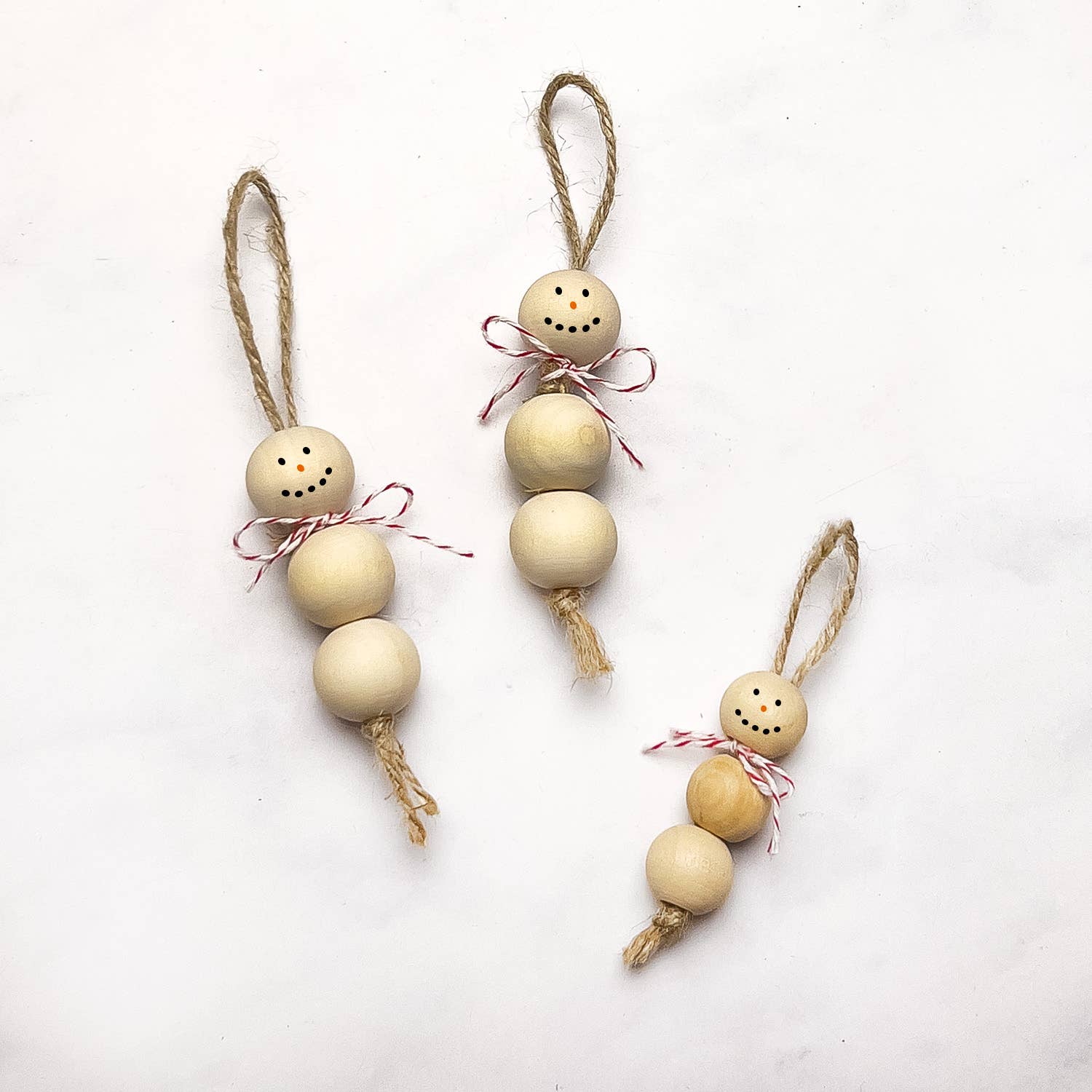 Cotton Twist (USA DUTIES PAID) - Wholesale DIY Craft Kit - Kids - Make Your Own Christmas Snowman Decorations5