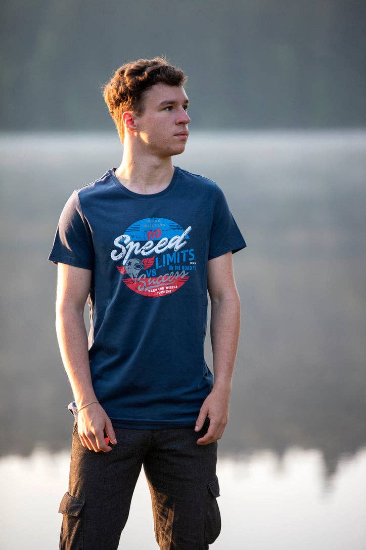 navy T-Shirt no Limits für den Großhandel auf Faire1