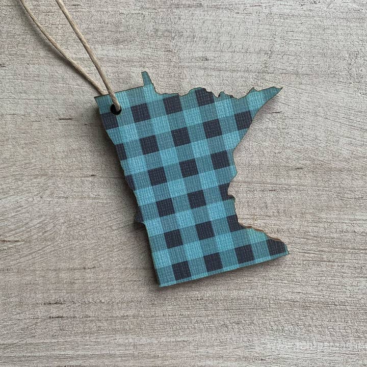 Juniper & Spruce - Vente Objets de décoration - Ornement à carreaux Buffalo du Minnesota4