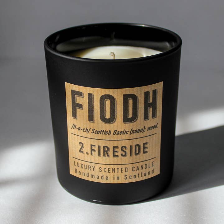 Fiodh 2: Fireside Scottish Candle for wholesale by Hamilton and Morris Candlemakers