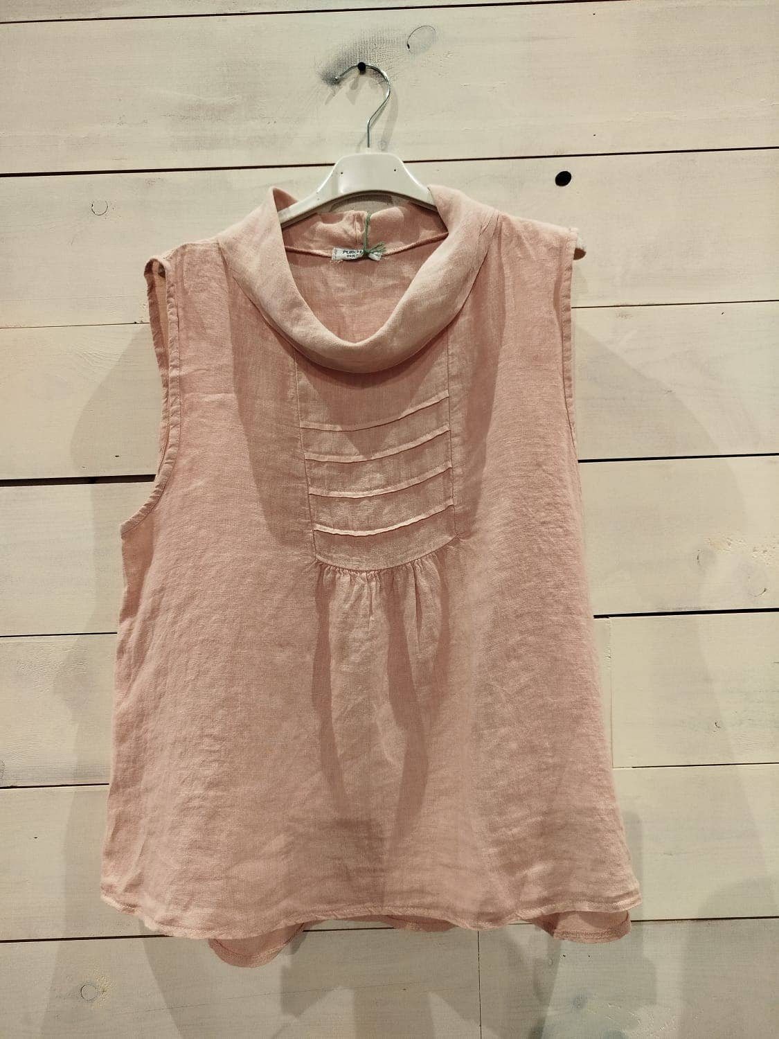 Linos y Textiles - Wholesale Blouse - Women's - REF-17683 100% linen blouse4