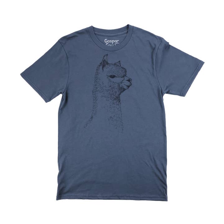 T-shirt en coton biologique Alpaca Upshaw pour homme pour la vente par Gaspar Gou