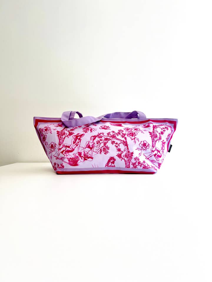 Travel Bag Toile de Jouy for wholesale by Aqua-licious