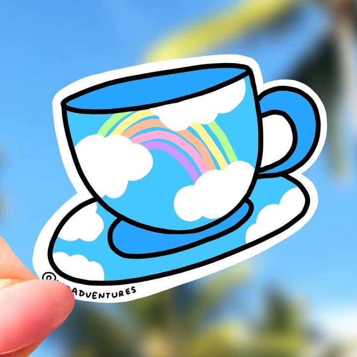 Sticker - Rainbow Cup for wholesale by Yeah Bunny