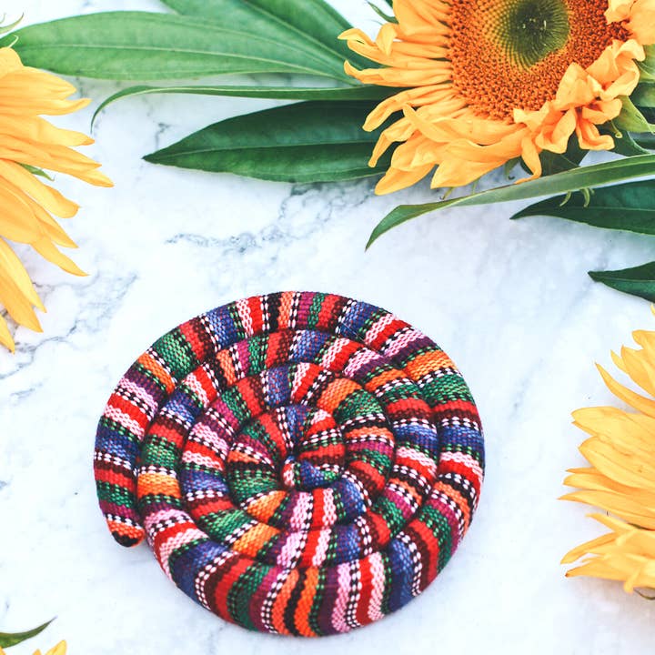 Upavim Crafts - Wholesale Trivet - Small Spiral Spiced Heatable Trivet