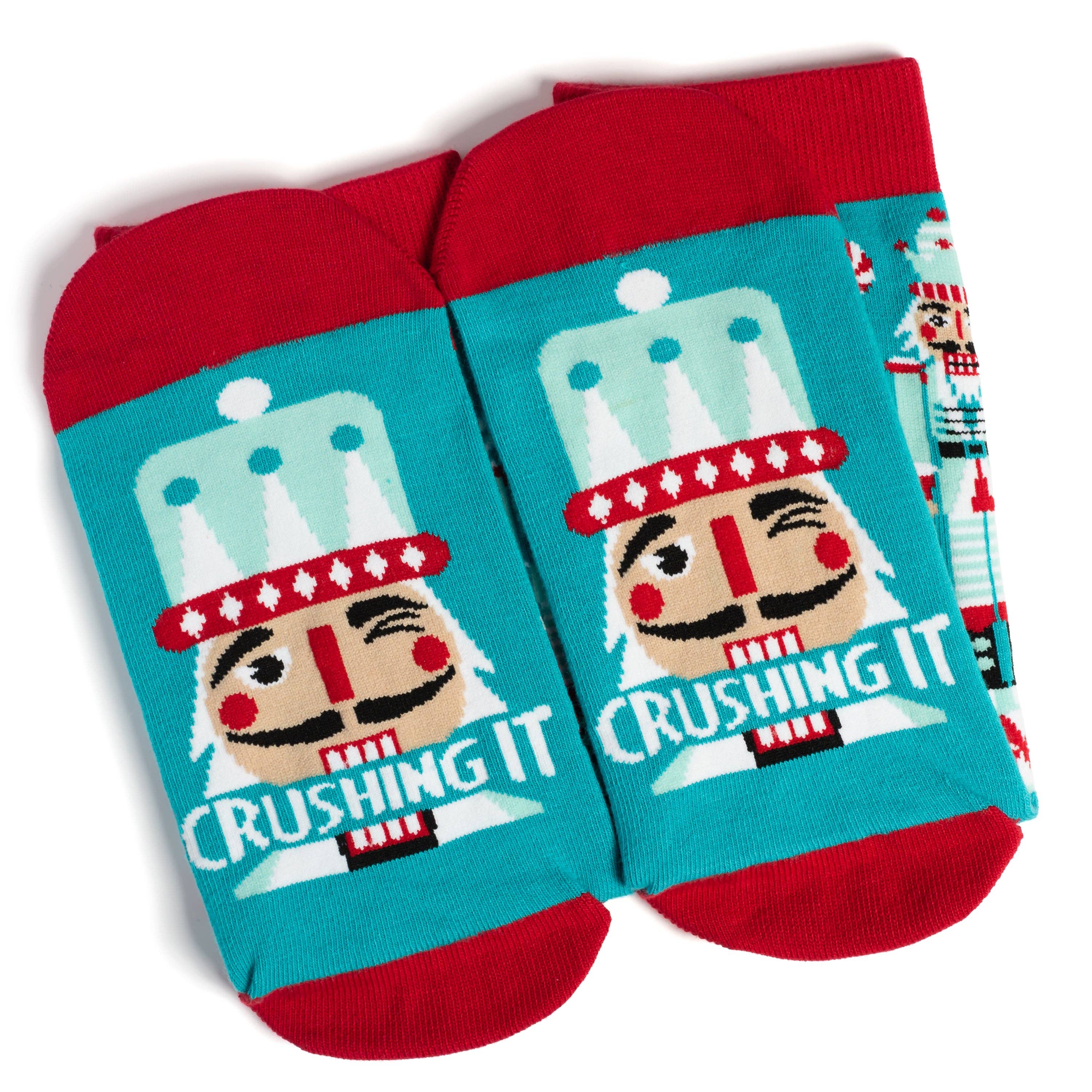 Lavley - Wholesale Socks - Unisex - Crushing It Nutcracker Christmas Socks6