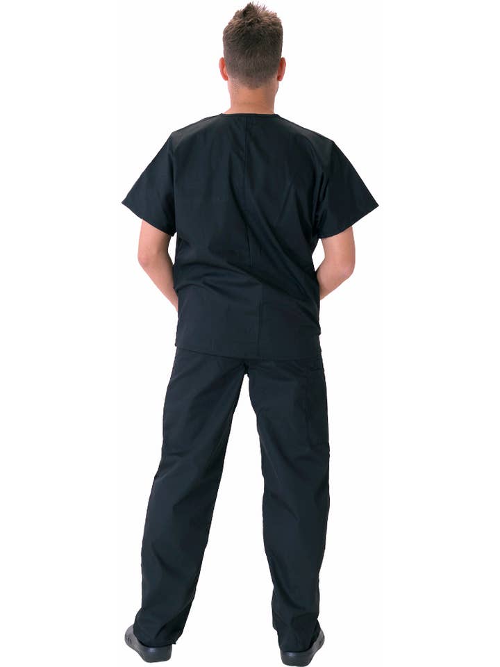 Eastern Off Price - Vente Uniforme professionnel de santé – homme - Ensemble de gommage uniforme Natural Workwear 39918, noir1