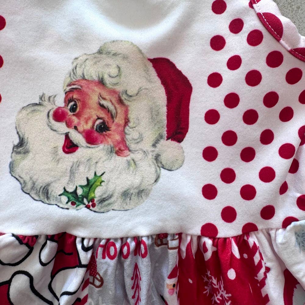 JJ BEBE LAND - Wholesale Dress - Kids - Girls Christmas Santa Dress1