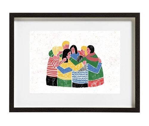 Barbara R. - Wholesale Art Print - Family 2 | Digital Art Print A41