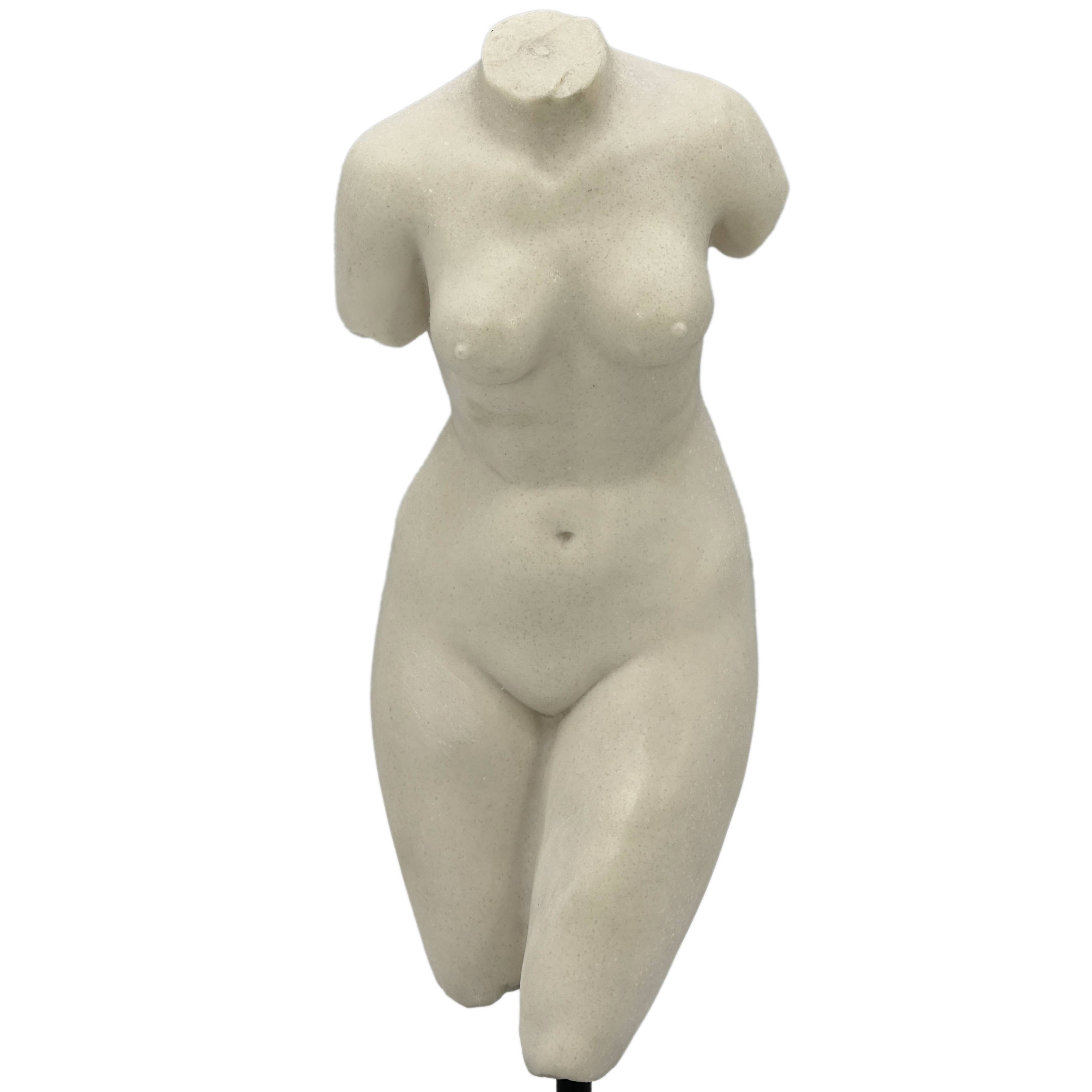 Galt International Company - Wholesale Decorative Figurine - Poly-Marble Torso Bust Greek Roman Tabletop Statue 15"6