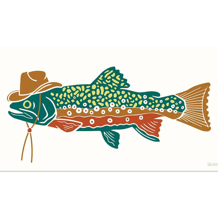 KuhForelle Druck für den Großhandel von Woosah Outfitters