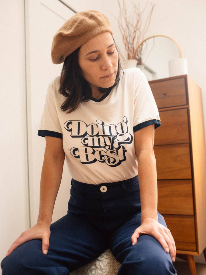 The Bee & The Fox - Wholesale T-Shirt (Graphic) - Women's - Doing My Best | Ringer Graphic T-shirt