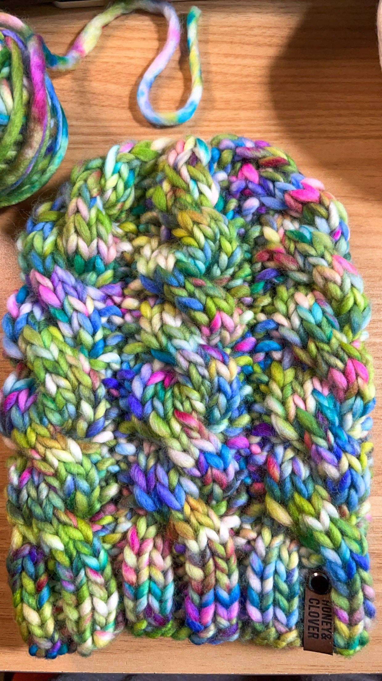 Honey and Clover Knits, LLC - Wholesale Yarn - Hand-Dyed Merino Wool Yarn - Soft and Durable Yarn for Knitting and Crocheting | Indie Dyed Merino Wool | Super Bulky | Wild Thing3