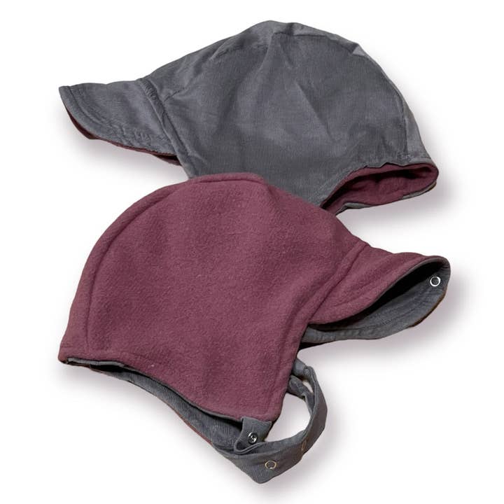 Pilot Bonnet in Fireside (fall weight) for wholesale by Urban Baby Bonnets