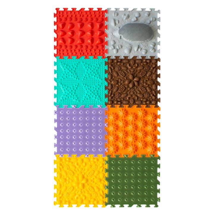 Sensory Massage Puzzle mat - set "Hedgehog Here" for wholesale by ORTONATURE