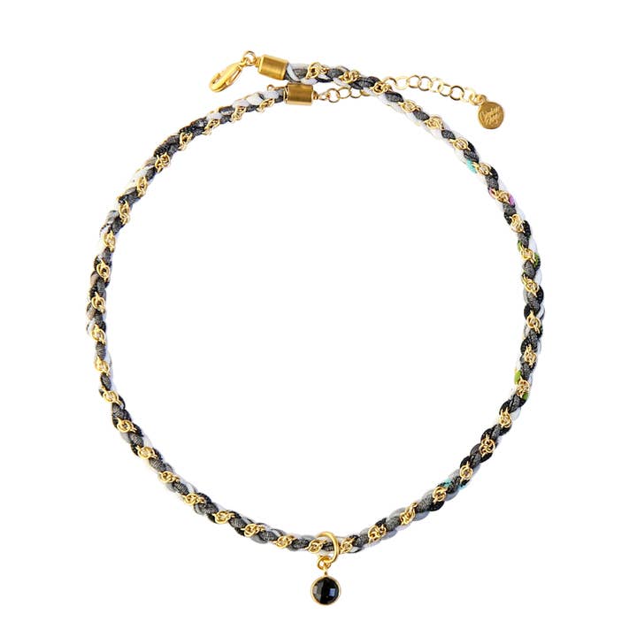 Tour de cou Round About en noir pour la vente par Catherine Page Jewelry