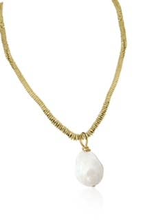 Winston Bronzy Gold Beaded Pearl Necklace for wholesale by Sonya Renee Jewelry