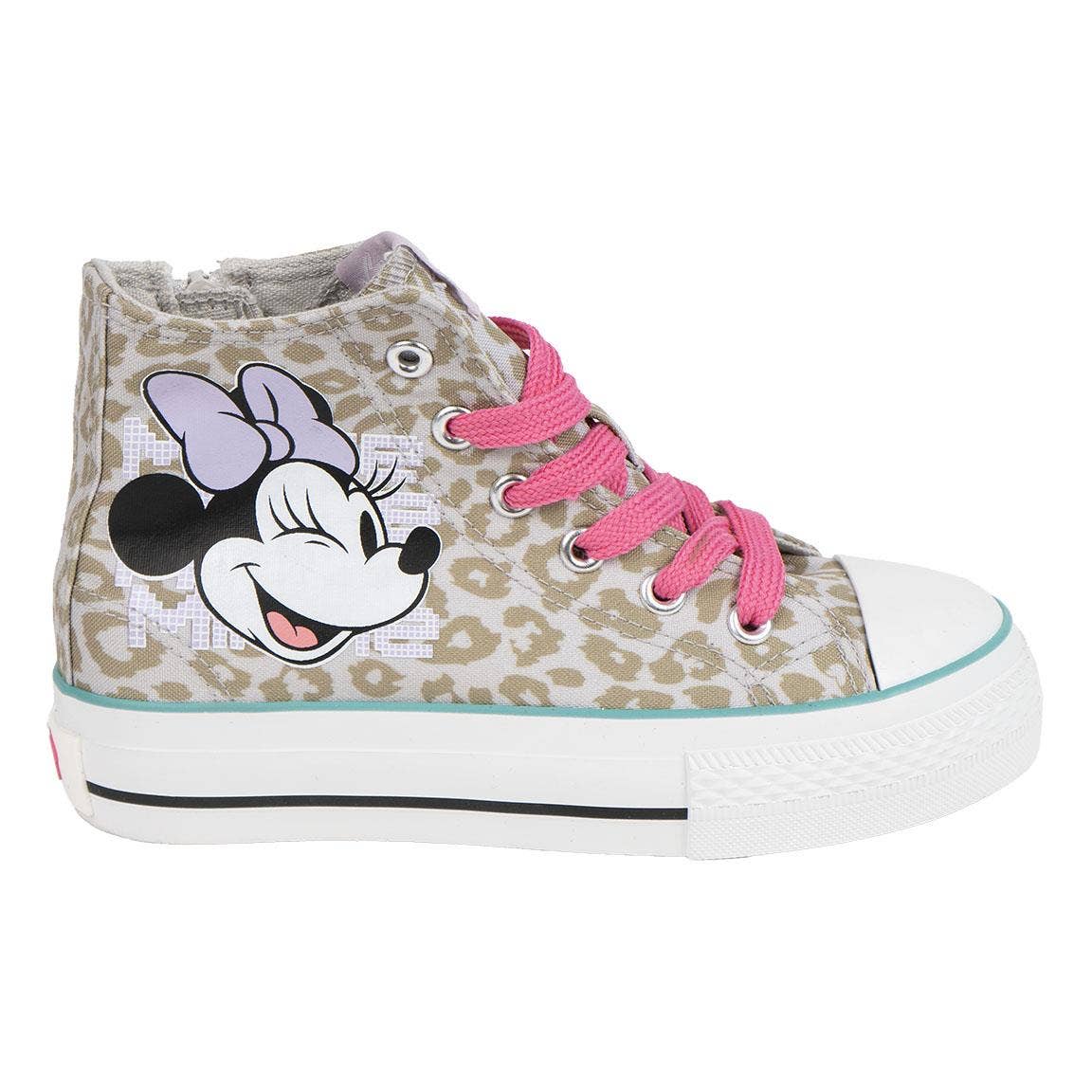 Mastoys, S.L. - Wholesale Athletic Sneakers - Kids - MINNIE HIGH TPR SOLE CANVAS SNEAKER - 23000067400