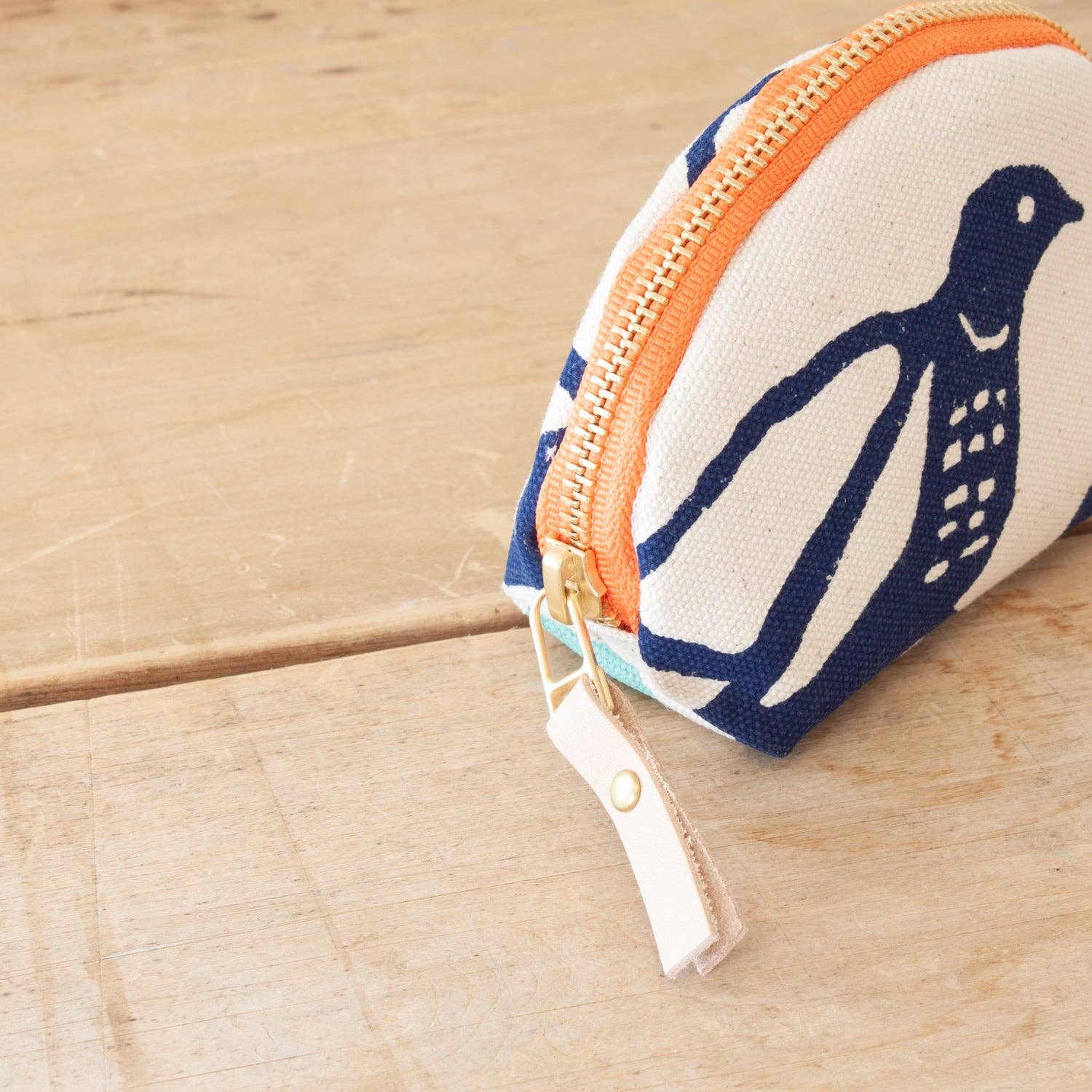 FERMETURE ÉCLAIR ORANGE DARLENE DE CITRONNIER BLEU MARINE en vente sur Faire3