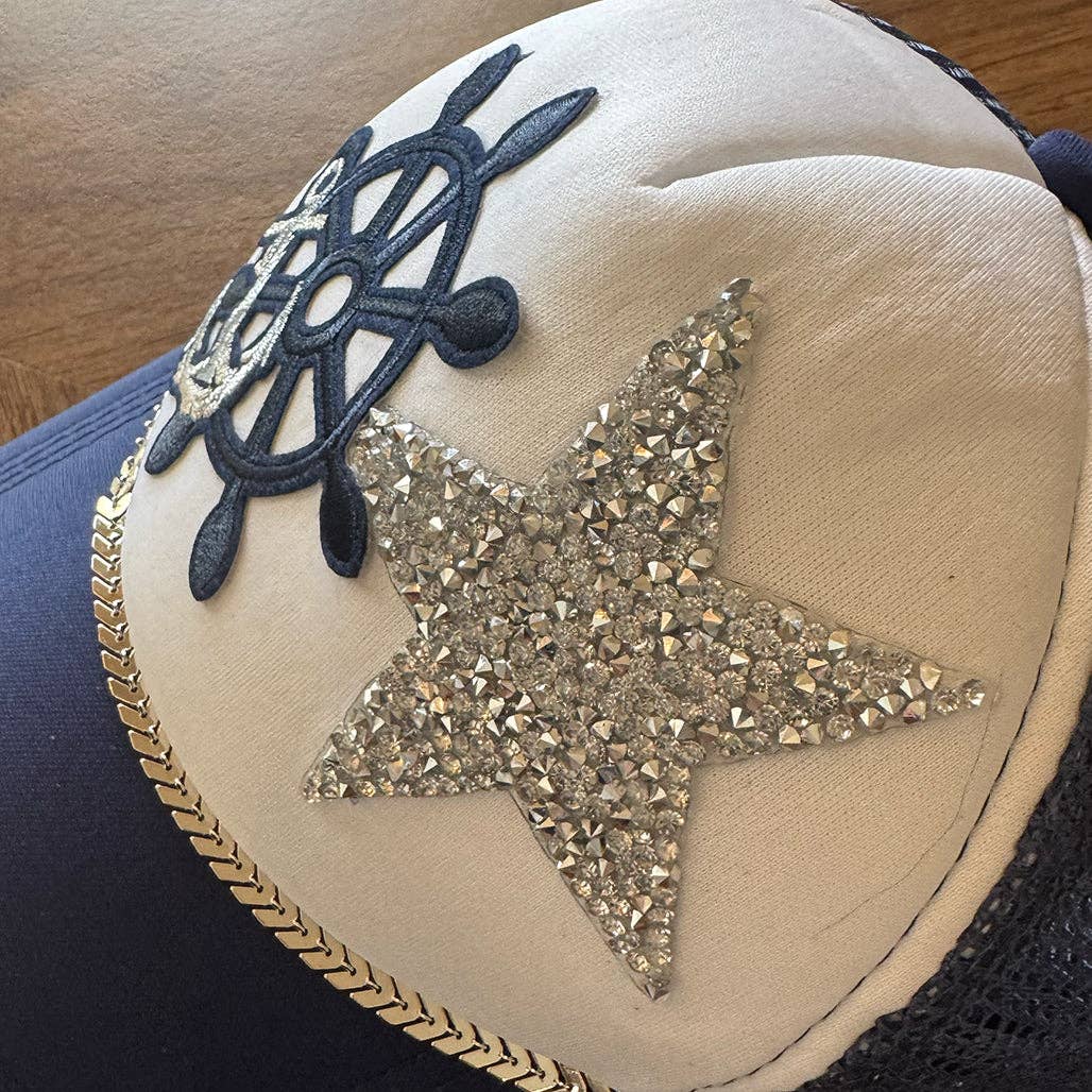 On a Whim Hats - Wholesale Trucker Hat - Women's - Star Anchor4