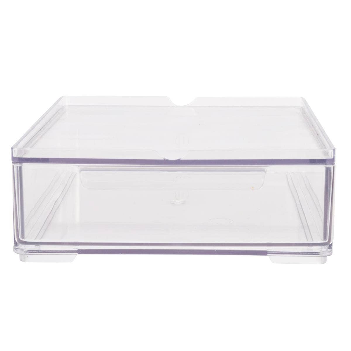 Bodico - Vente Rangement de tiroir - Rangement empilable transparent Bodico avec tiroir, organiseurs de salle de bain2