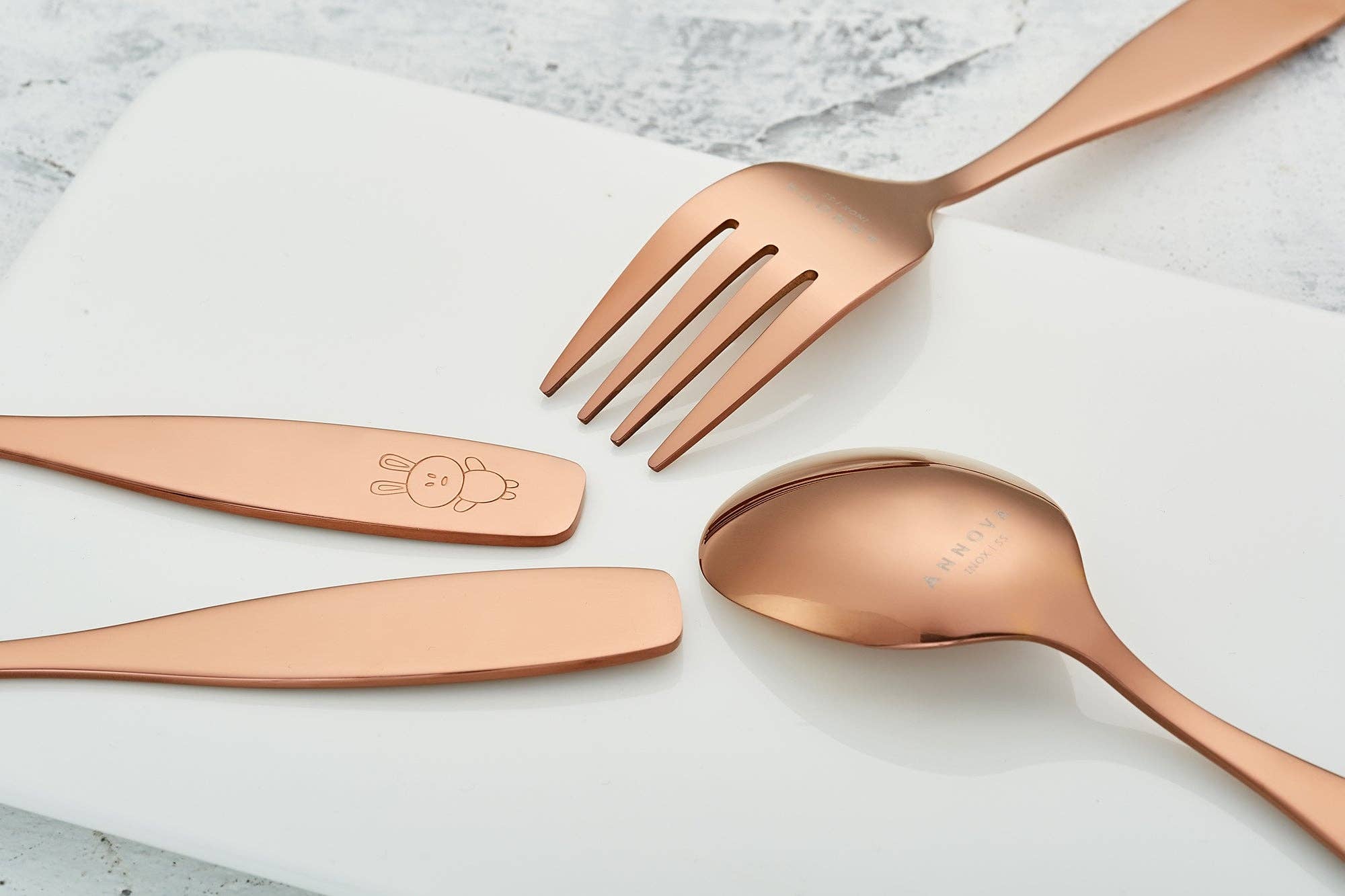 ANNOVA - Wholesale Flatware Set - Kids & Baby - ANNOVA Kids Silverware 6 PIECES Children's Safe Flatware Set Stainless Steel19