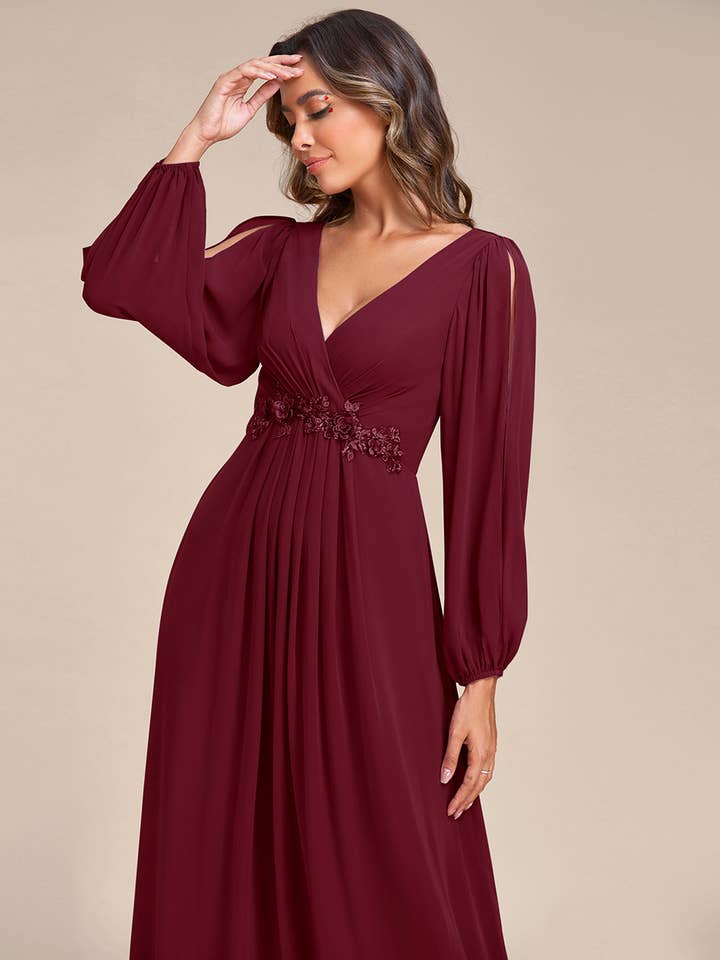 Ever-Pretty - Wholesale Gown – Women's - 2 Style Elegant Chiffon Bridesmaid Dress60