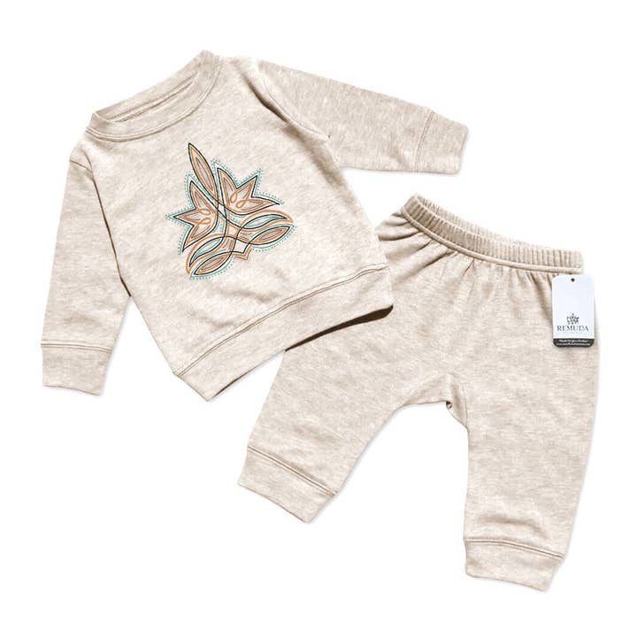 Broderie de Bottes Western - Ensemble de Survêtement Western 2 Pièces pour Bébé pour la vente par Remuda Western Wear