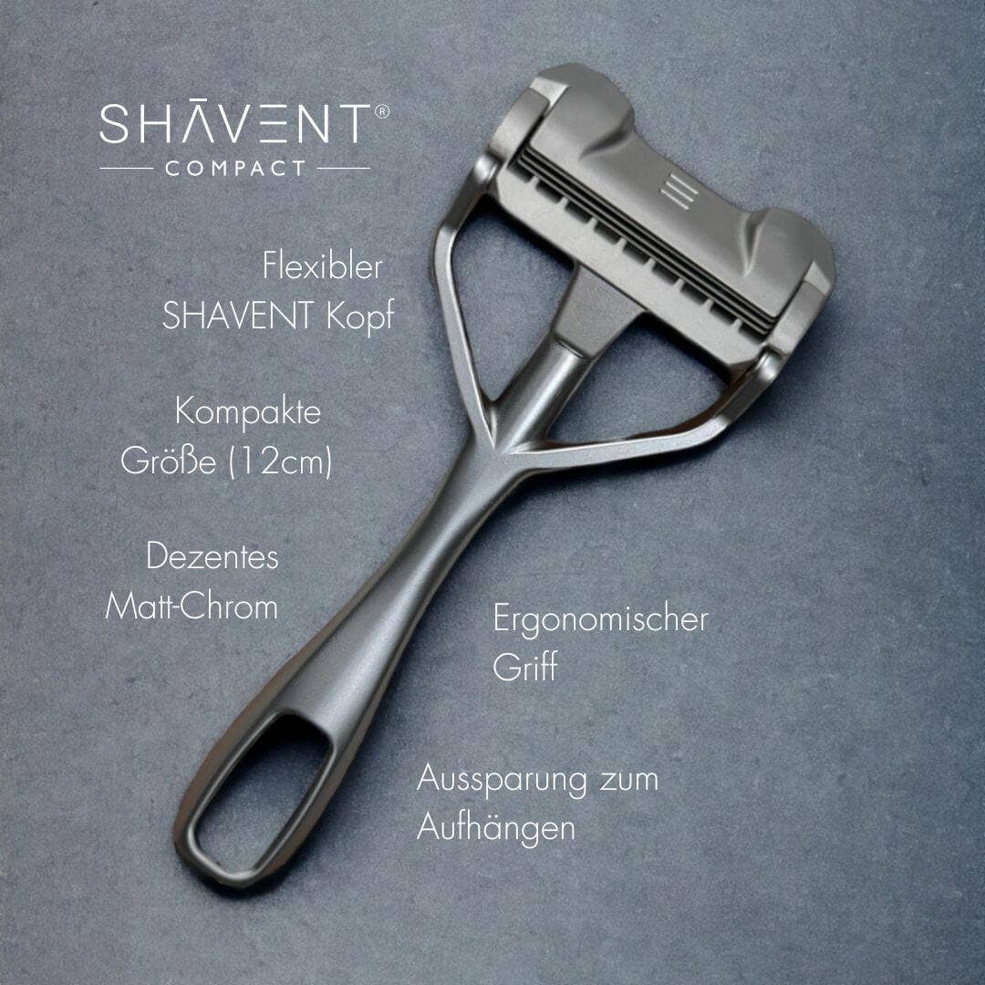 SHAVENT – wholesale Rakhyvel – NYHET: SHAVENT Compact 2.0 - Magnetisk kraft - smidig våtrakapparat för resa / dusch4