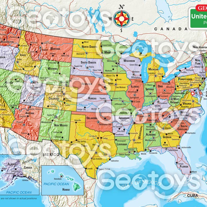 Geotoys - Wholesale Puzzle - Kids - Magnetic Puzzle United States