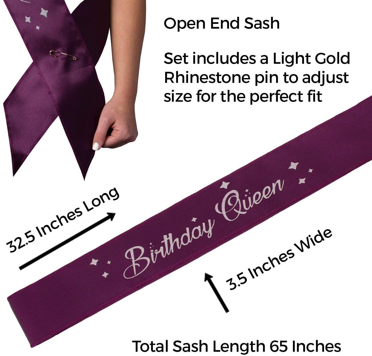 Ella Celebration - Wholesale Party Favor - Birthday Queen Sash2