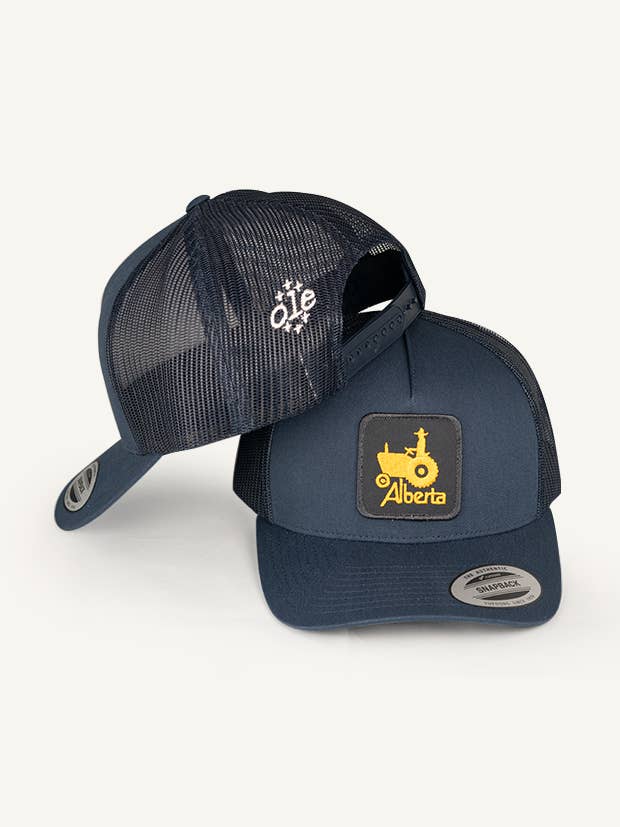 Alberta Tractor Trucker Cap for wholesale by Ole Originals Clothing Co.