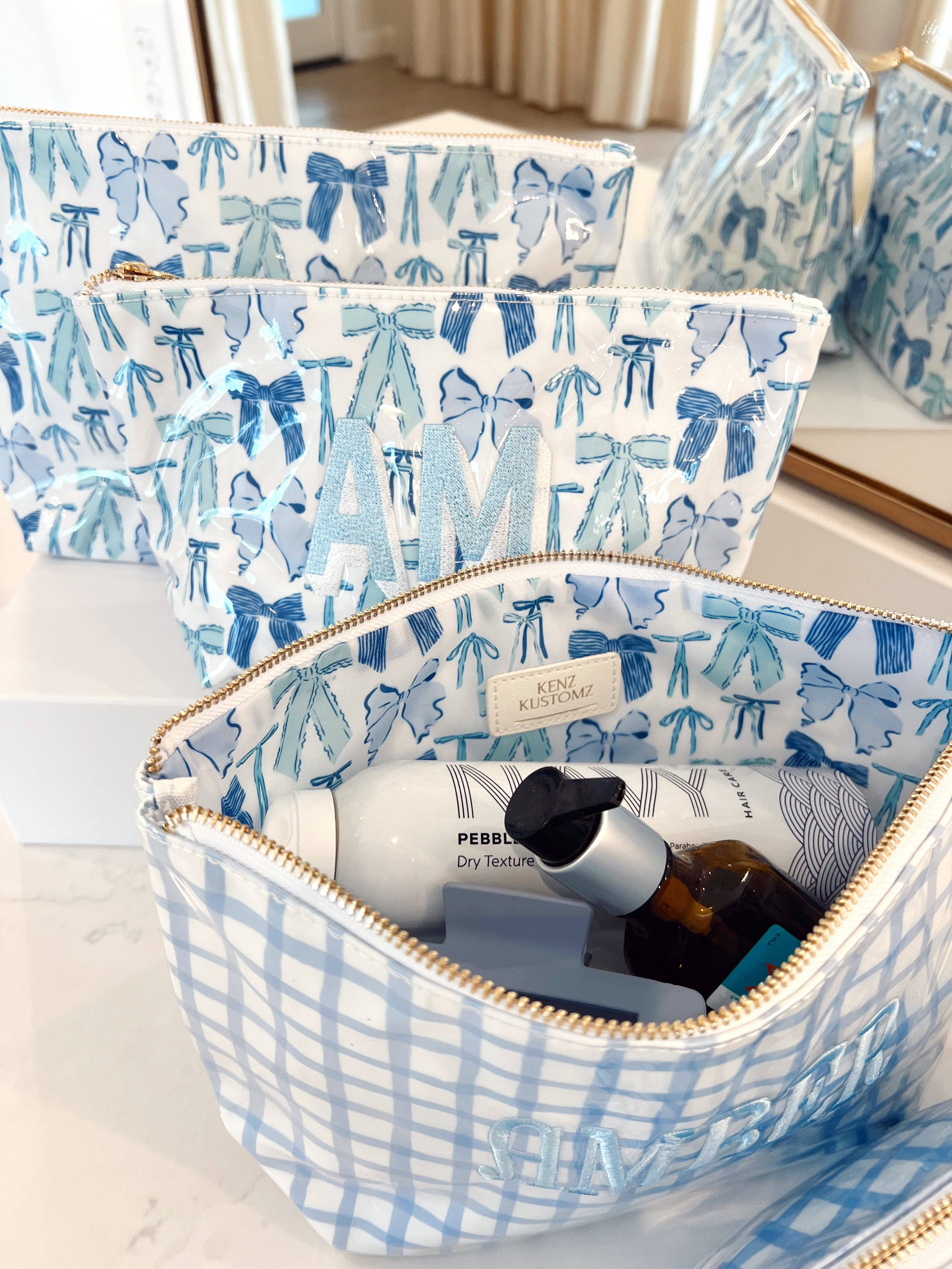 KENZKUSTOMZ - Wholesale Toiletry Bag - Women's - Clear Coat Toiletry Bags9