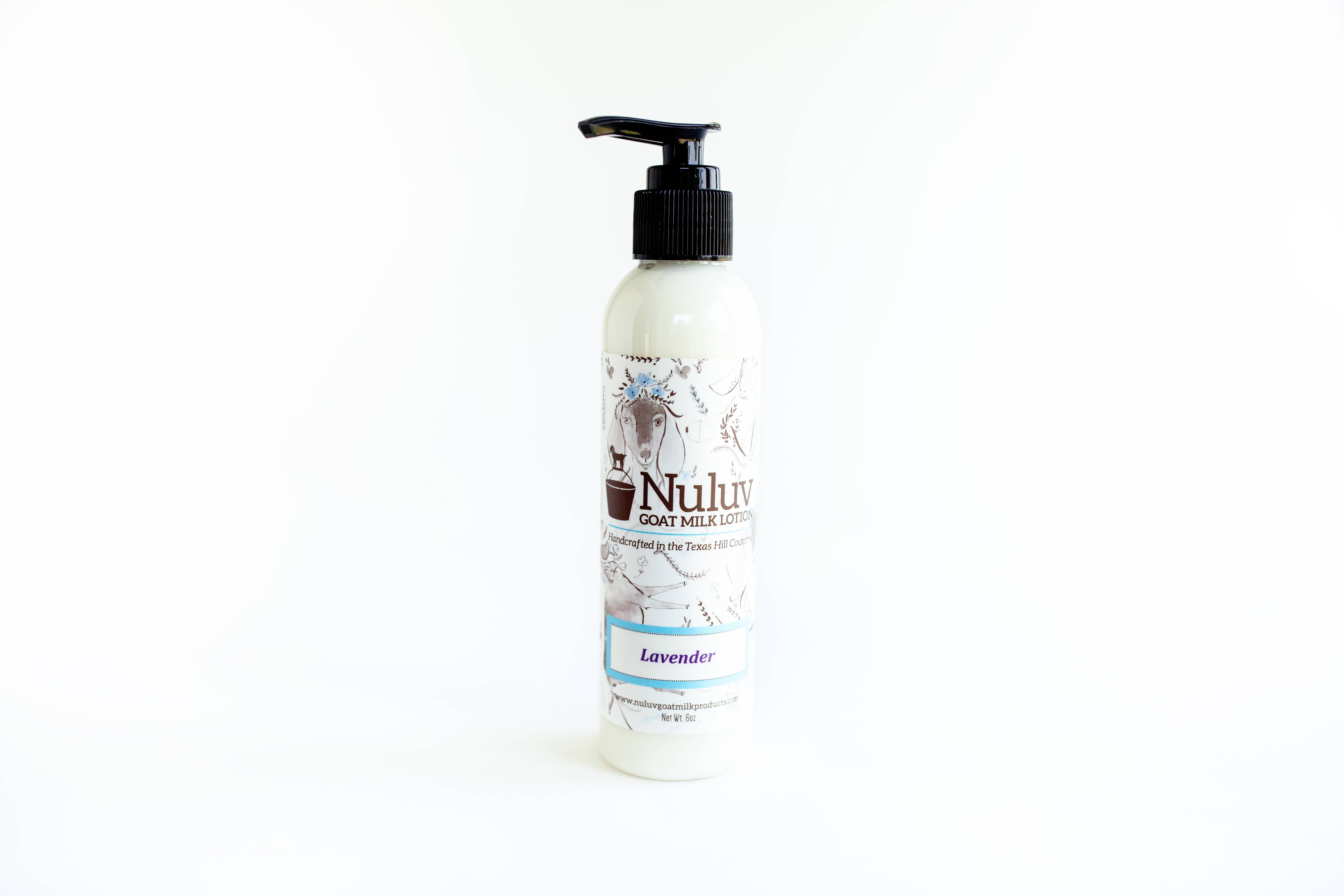 Nuluv Goat Milk Products - Wholesale Body Cream/Lotion - Nuluv Goat Milk Lotion 6-oz Pump1